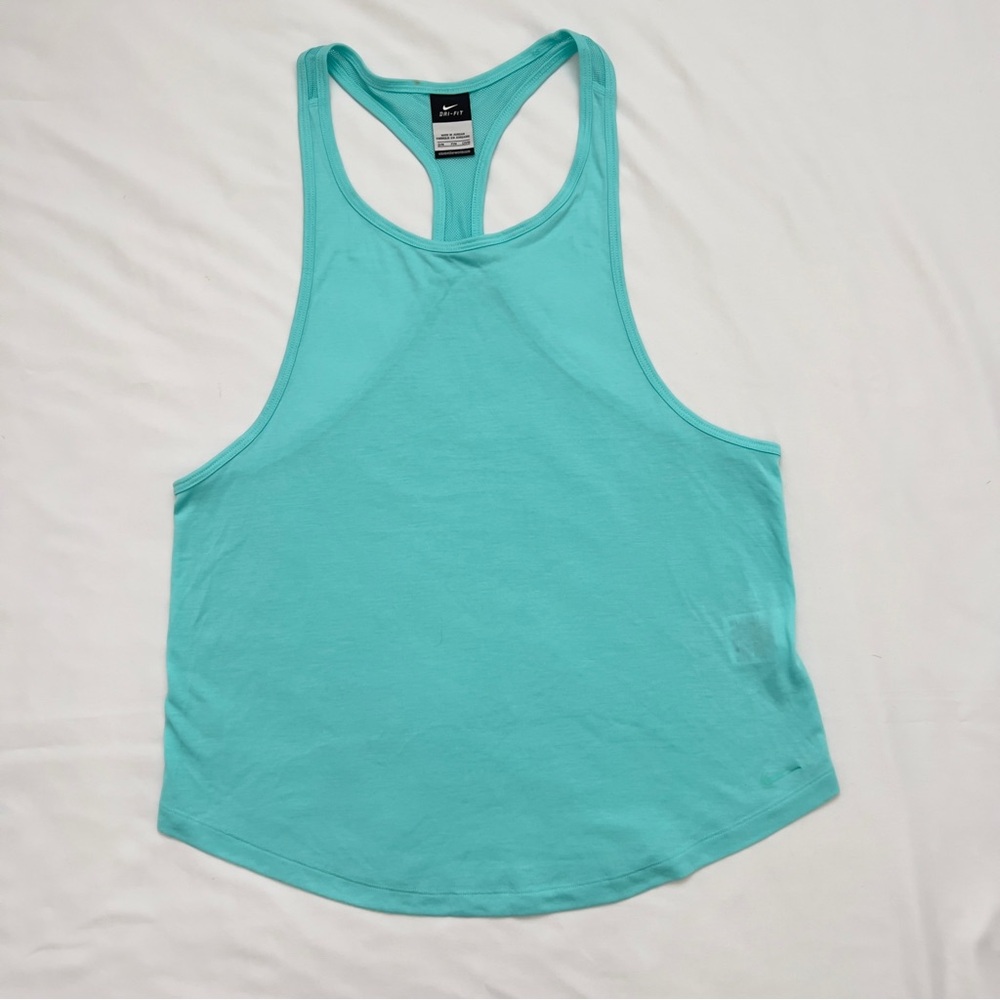 Nike Dri-Fit Turquoise Racerback Workout Tank Top 811540 Women’s Size S